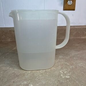 Tupperware clear pitcher